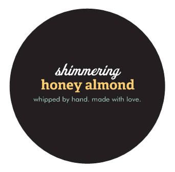 shimmering body butter - honey almond